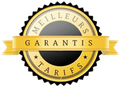 Badge de garantie de nos meilleurs tarifs de sac en kraft à poignées torsadées sur Bordeaux Paris Avignon Tulles