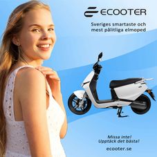Ecooter Elmoped Stockholm Moped MC 2025  Model 1
