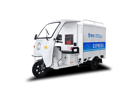 Trehjuligt elektriskt transportfordon leveransfordon 8