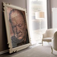 "Winston Churchill" framed