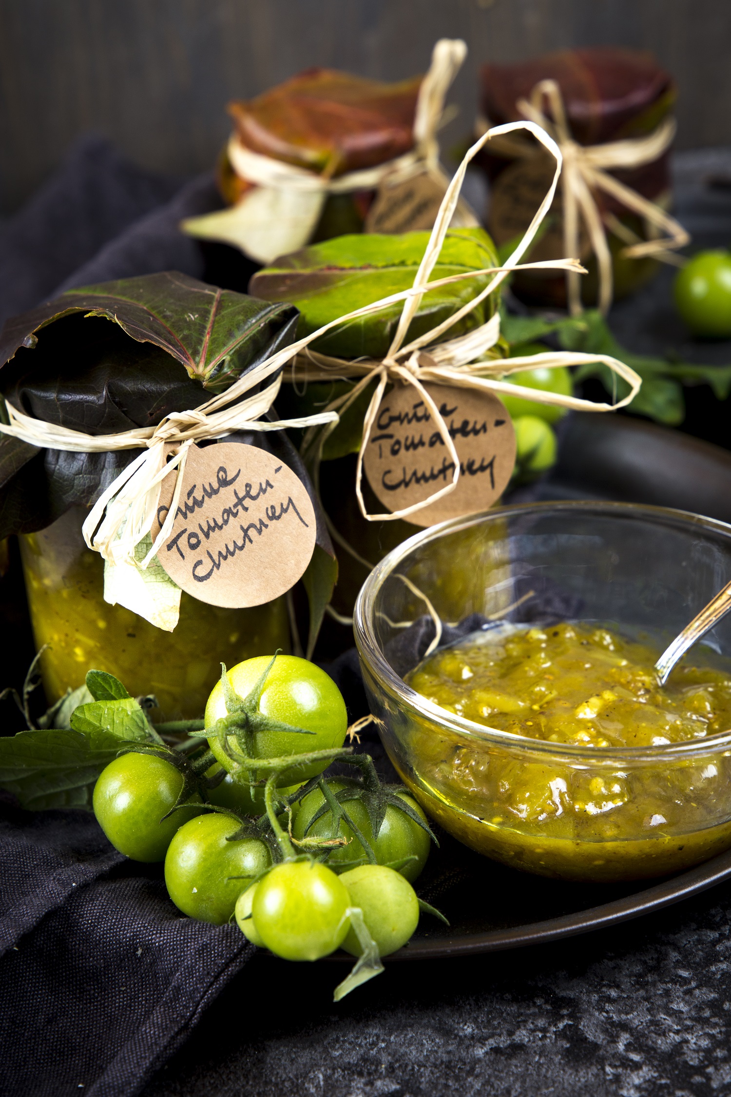 Grüne Tomaten-Chutney