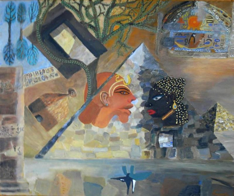 Aida expo collect. ARVA 2011
acrylique sur toile 
50x60 2011