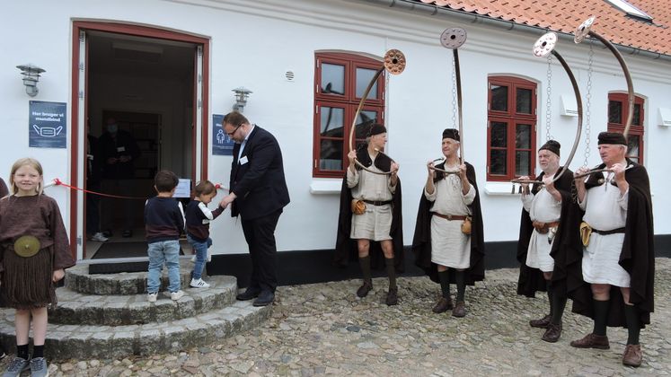 Hermed den officielle indvielse af stuehus og Egtvedpige udstilling