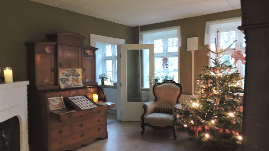 Der er også pyntet op i stadsstuen