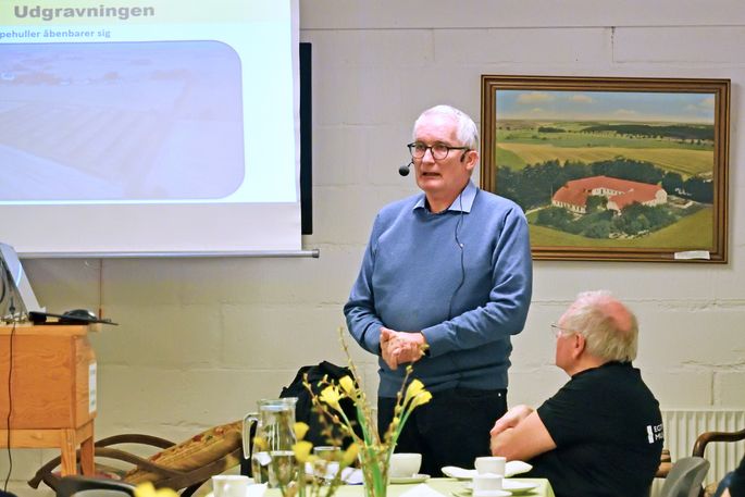 Ole Ginnerup Schytz fortæller om fundet af Vindelev skatten