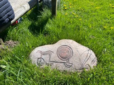 En "helleristning" af solvognen