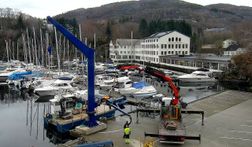 Siste reis for den gamle kranen - 26.04.2018
