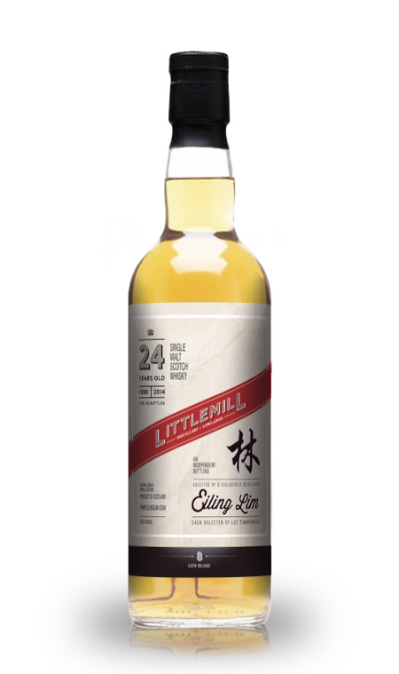 Littlemill 1990/2014, 24yo, 46.8%, 8th Release, 113 bottles only