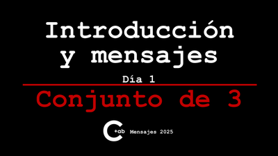 Conjunto de 3, introducción, vídeo