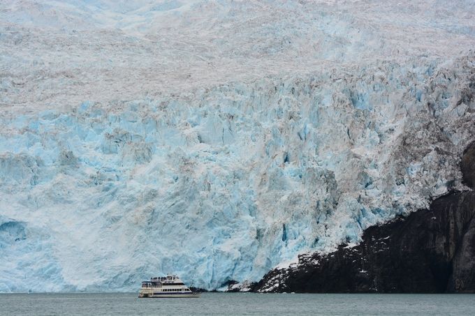 Das 113 km lange und 48 km breite Harding Icefield speist alle Gletscher der Halbinsel.