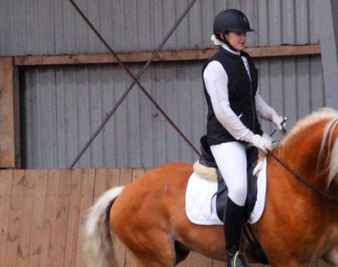 Ved DTHs kåring 2015 red Mathilde Larsenen en lille opvisning på Stallone