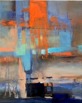 Abstrakt 40x50 - Til salgs 