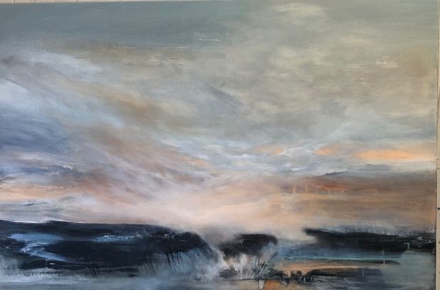 Mellom søvn og våkenhet 120x80 - Solgt
