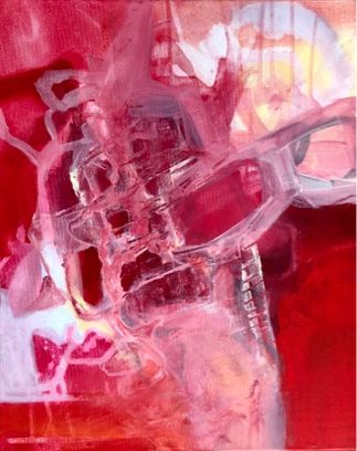 Abstrakt uttrykk 40x50 - til salgs 