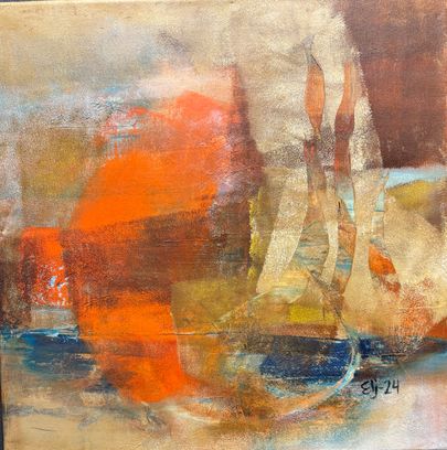 Under the surface II 40x40 -til salgs