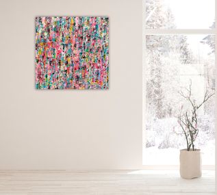 abstrakt-maleri-salg-Tokyo-kunst-væg