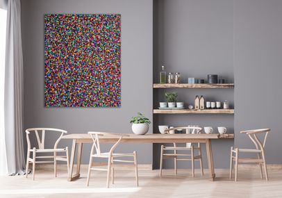 moderne abstrakt maleri til salg - elizabethaliceart - Party Mood