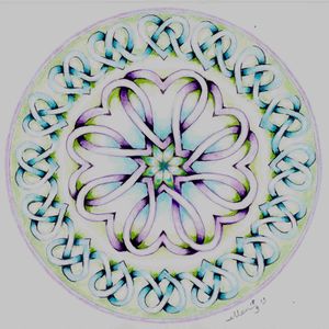 Hartenknopen mandala beginners/gevorderden