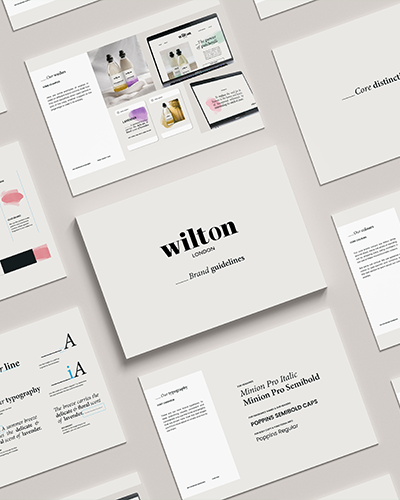Wilton cleaning brand creative design hero image