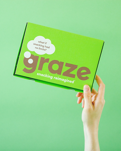 Graze snack box creative design hero image