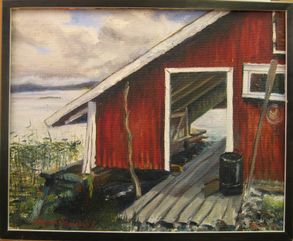 Båtskjulet i Gagersrum.