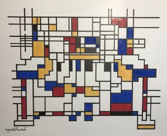 Mondrian's piano