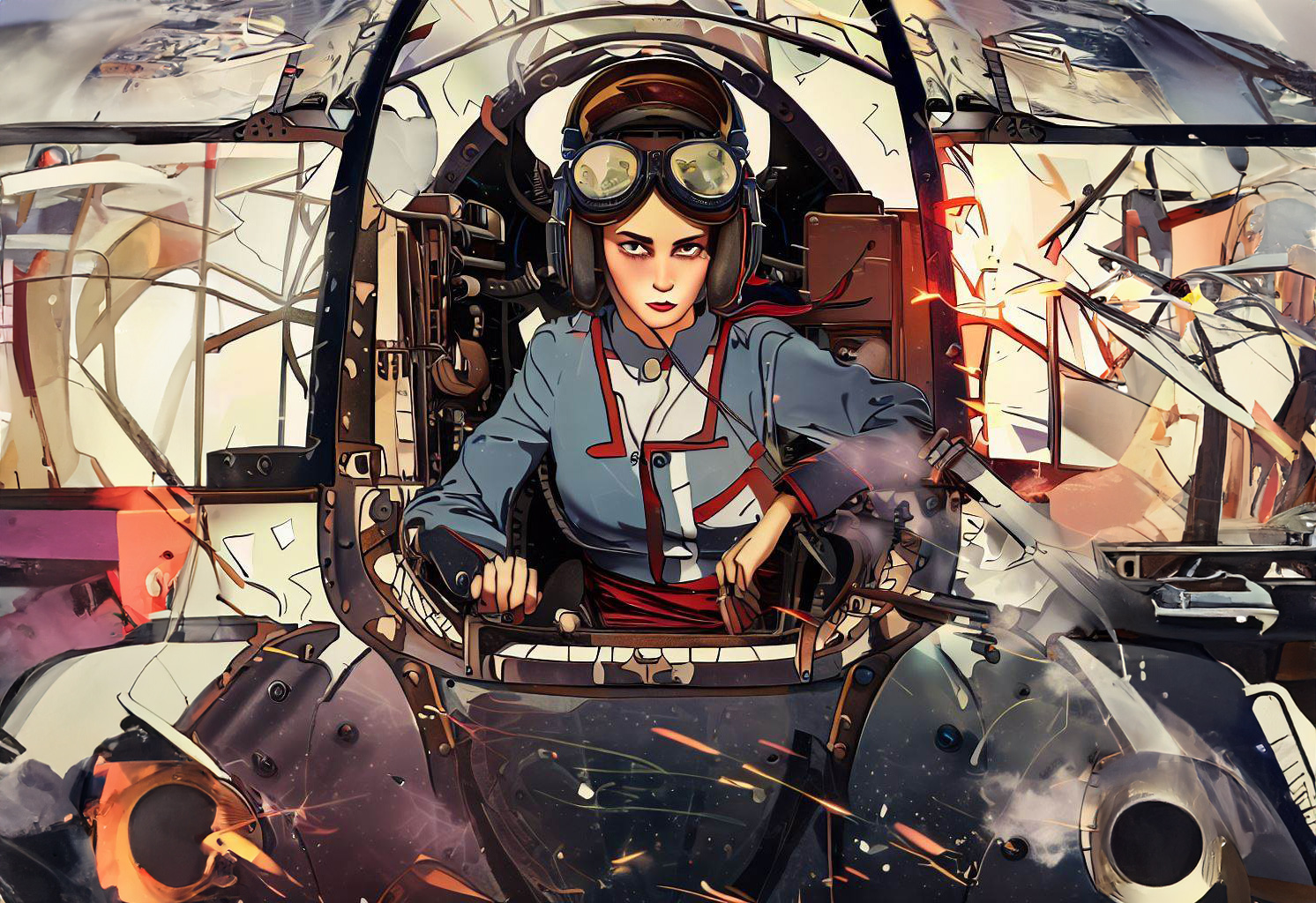 Concepto de Personaje femenino para Videojuego