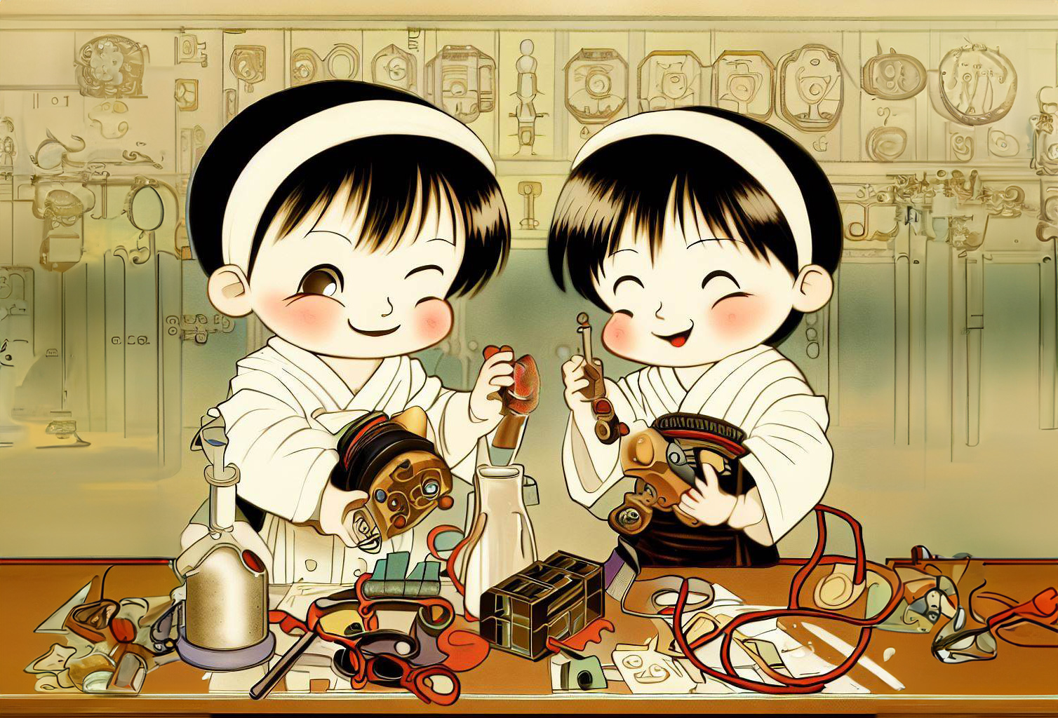 Ilustración para Libro Infantil Ukiyo-e