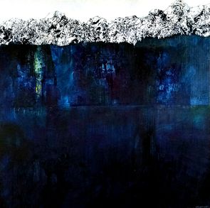 Landscape / oil on canvas / 120x120 cm / 2018