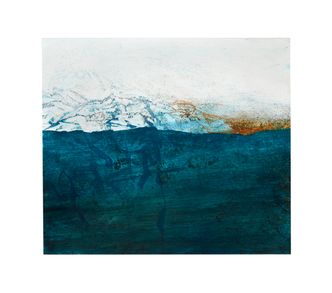 Landscape / oil on plate /20x15cm/2019 / Glicee available