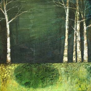 Birches / oil on canvas / 50x50 cm / 2010 / sold