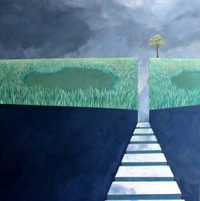 Speilvei /oil on canvas/60x60cm/2015/Sold/Glicee available