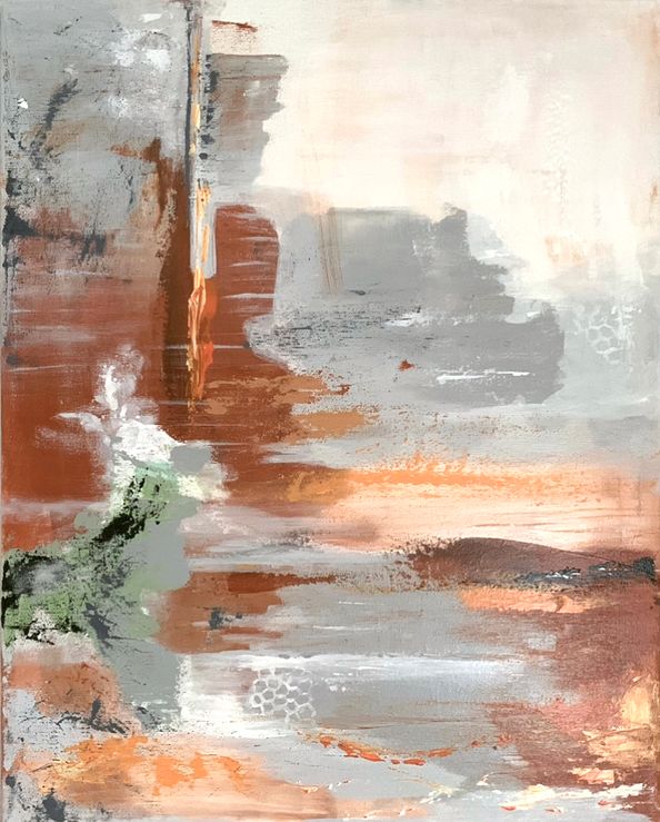 Painting "Where are we?"  - Acrylic on canvas