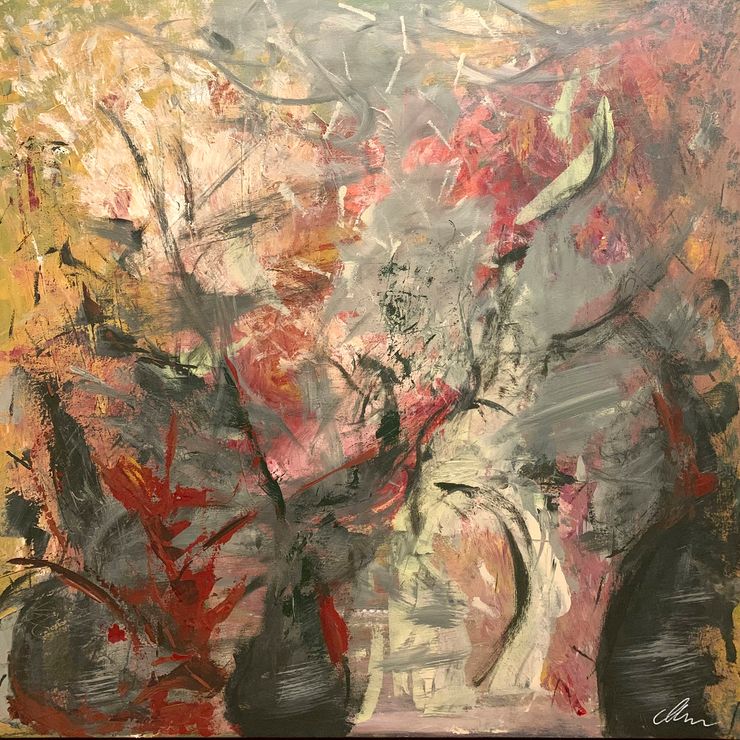 Painting "Passé Simple" - Acrylic on canvas