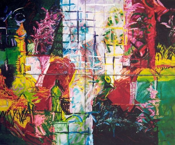 oil/canvas 140cm / 200cm. Work in the collection of WTC Company, Bucuresti, RO.