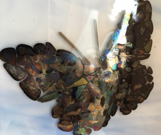 Glass butterfly