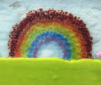 Glass rainbow