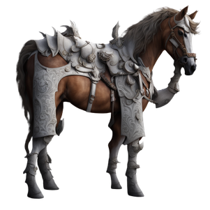 Leather barding 40gp