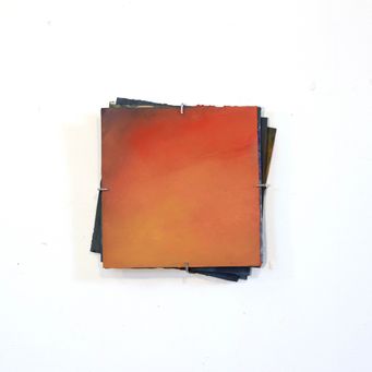 Gouache på papir 20x20 