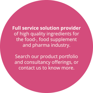 Food-, food supplement and pharma industry