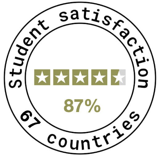 Student satisfaction is very high