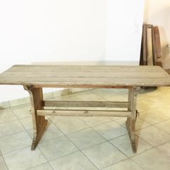 Solid wood table
