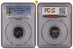 1999-18 Five cent MS64