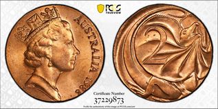 MS64RD struck on 1c planchete