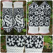 Irma horse mittens (barna)