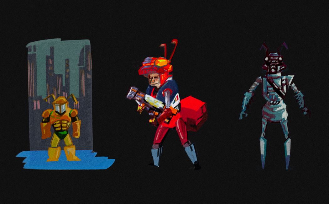 bugWar_chr_antAgonist_explorations