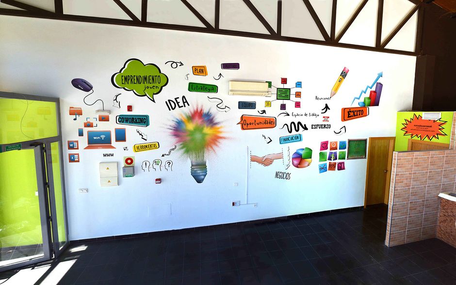 Explosión de Ideas. Oficina de emprendimiento. Estudio Aerosol.