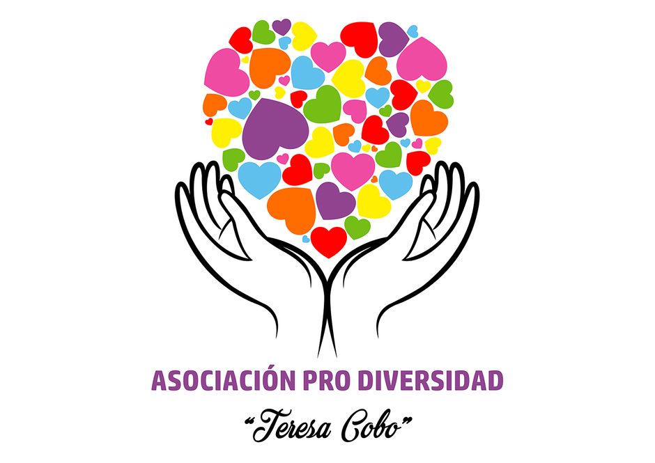 Corazones de color. Logo. Asociación Pro Diversidad. Estudio Aerosol©.