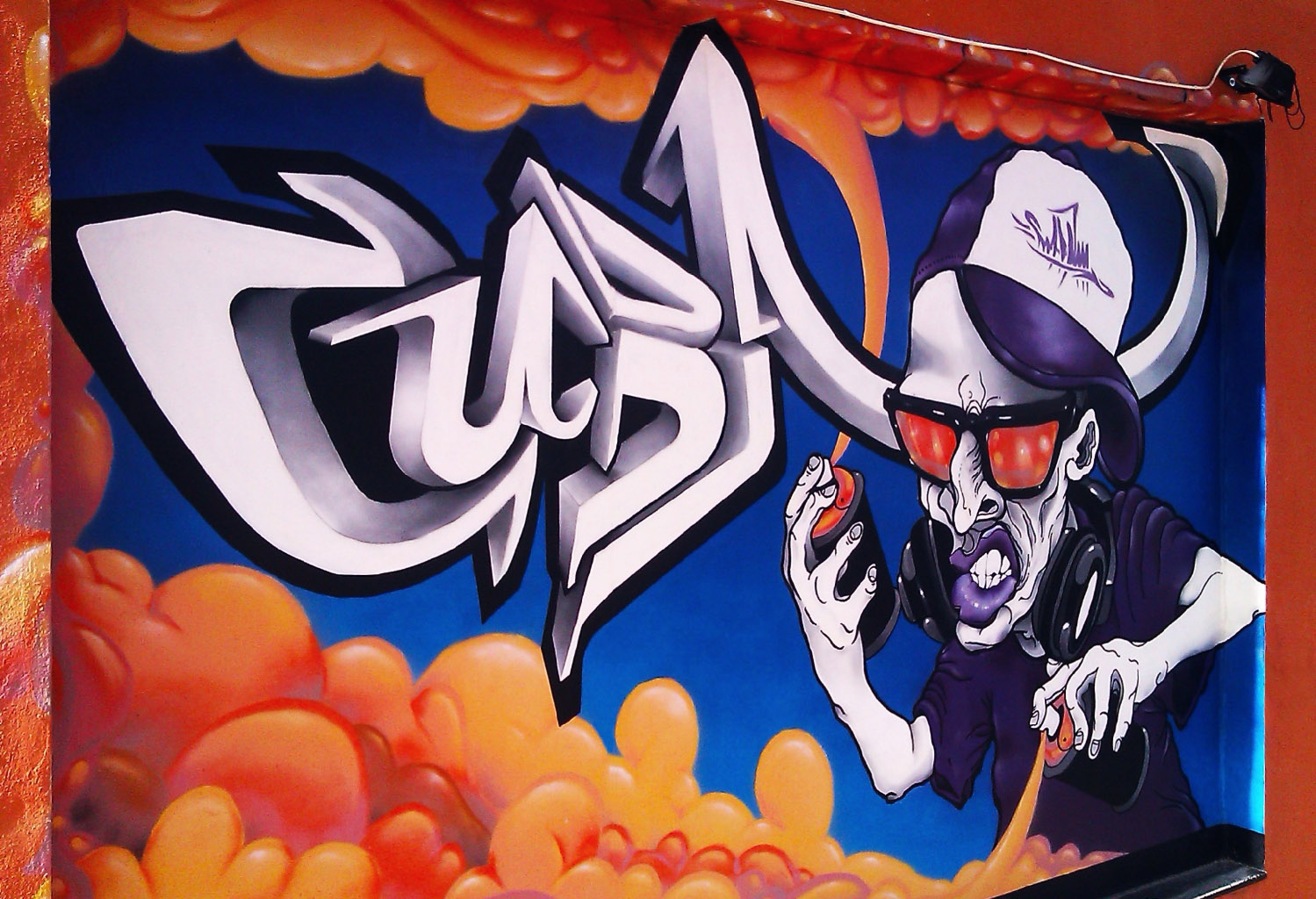 Bestia en la Cuba. Graffiti. Estudio Aerosol ©.