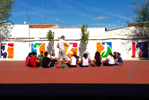 Educación Física en el Instituto de Educación Secundaria Julian Zarco.